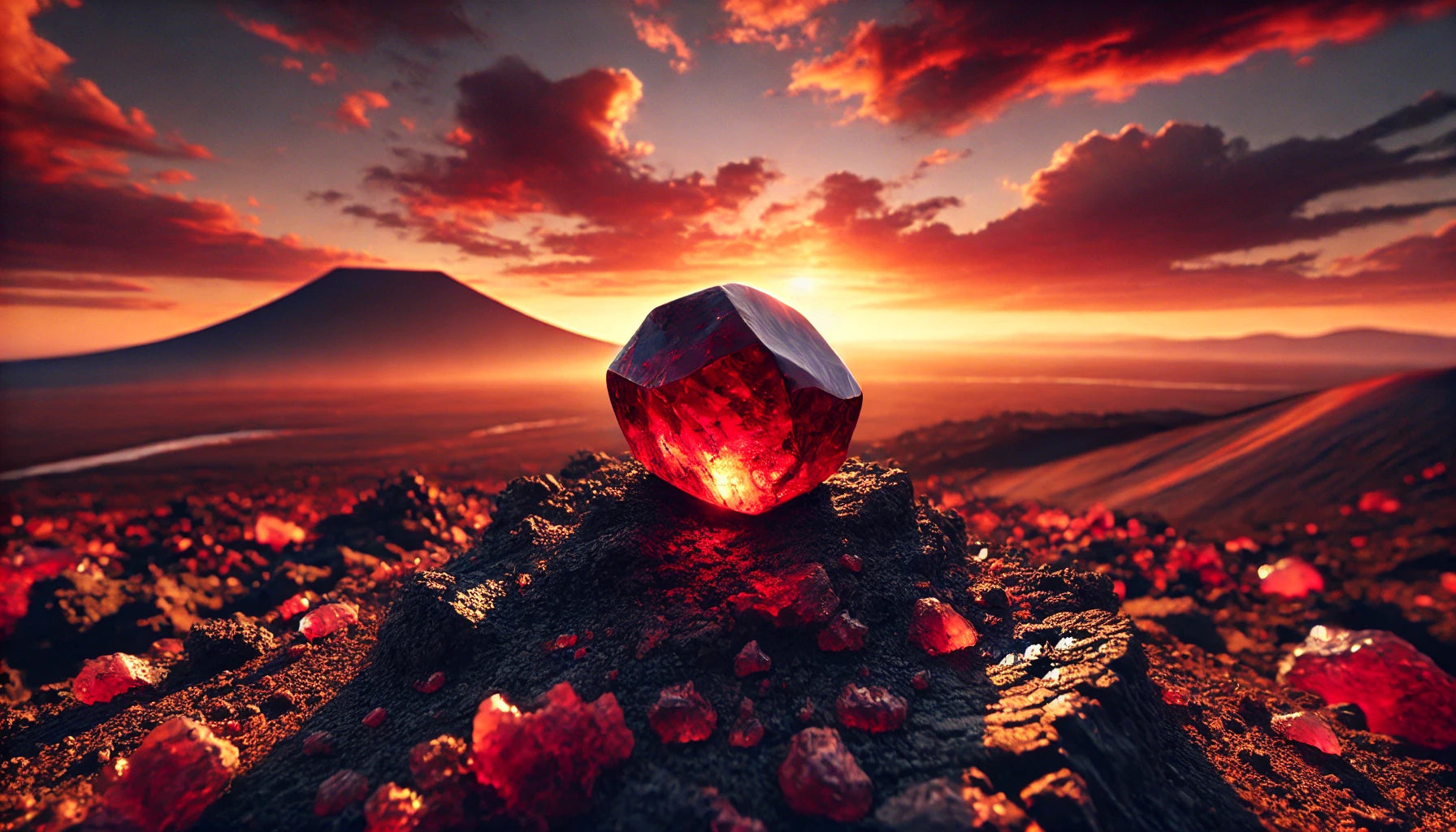 Rode edelsteen: soorten en sieraden