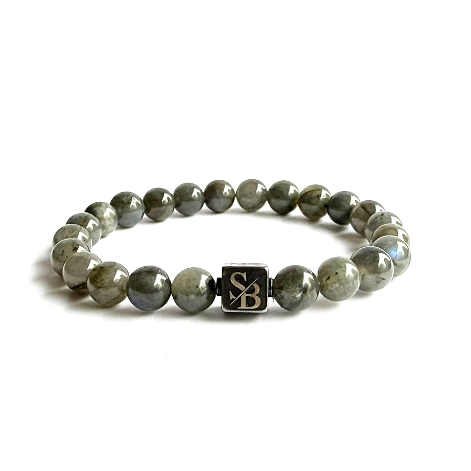 Black Labradorite Stones (8mm)