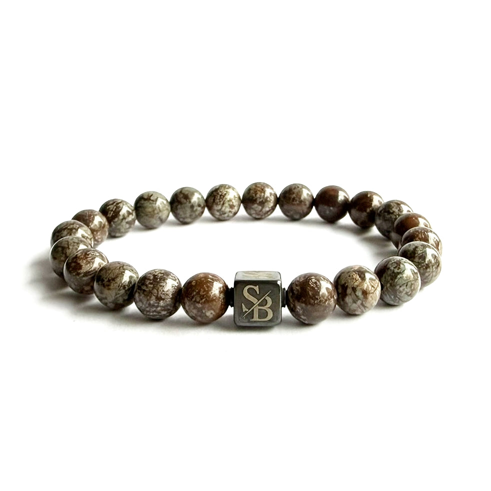 Coffee Snowflake Stones (8mm)
