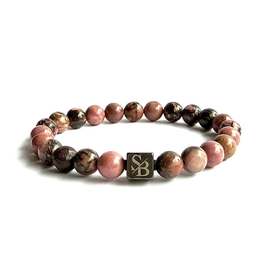 Black Rhodonite Stones (8mm)