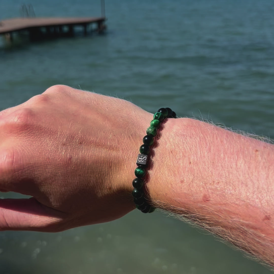 Load video: Green Tiger Eye Stones (6mm)