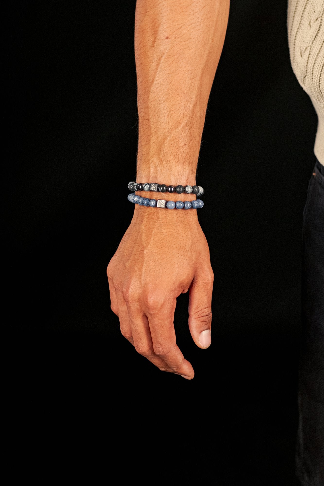 Hematiet en maansteen armband voor dames bruiloft