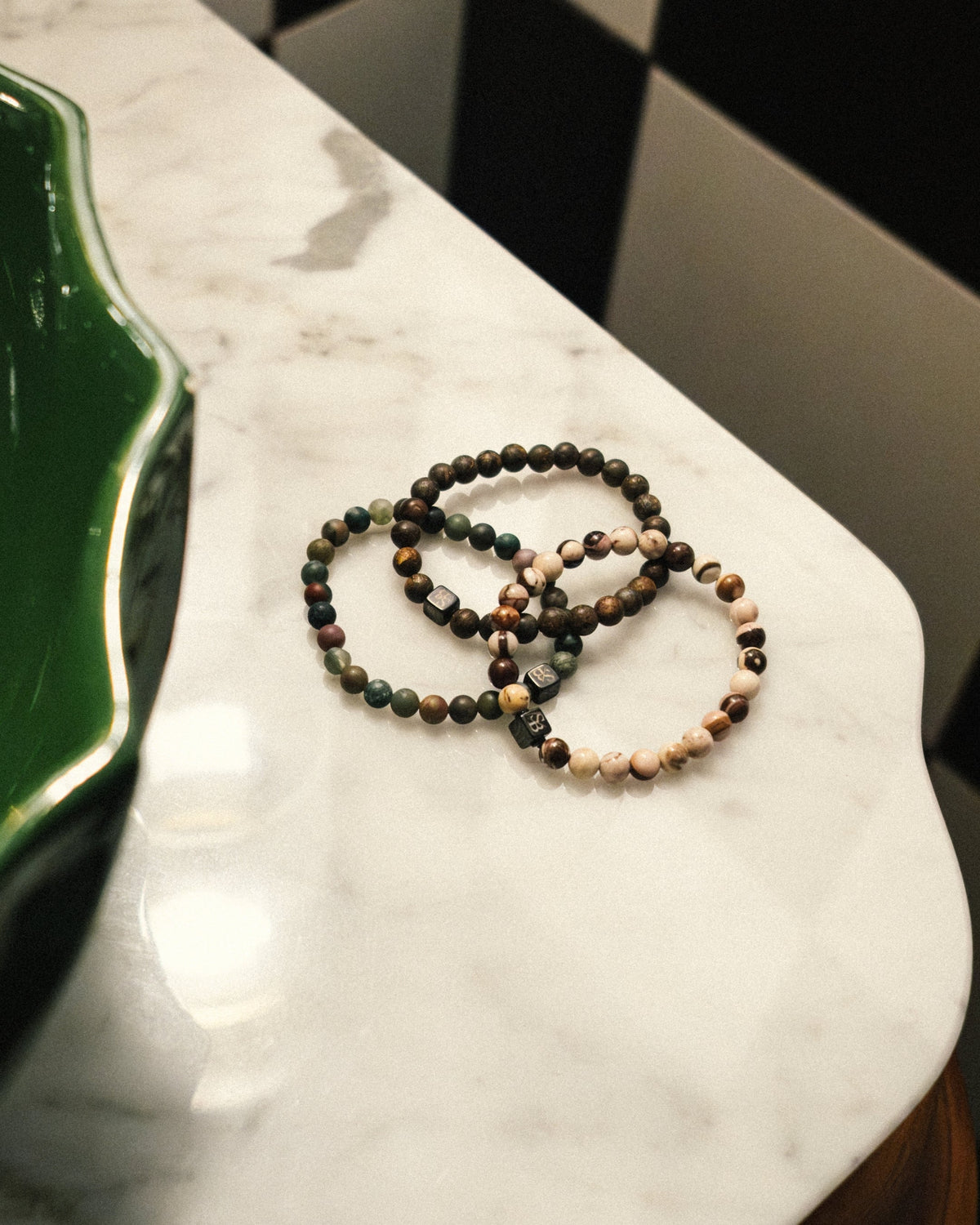 Stoney Bracelets 6mm Originals Collectie Dames Natuursteen Armbanden