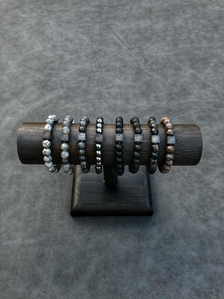 Stoney Bracelets Originals Collectie 8mm Natuursteen Armbanden
