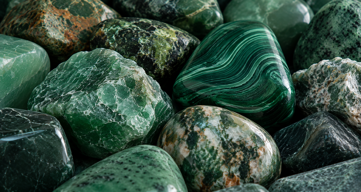 Groene edelsteen: soorten en sieraden
