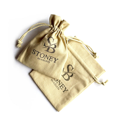 Stoney Bracelets Verpakking - Luxe Zakje met Natuursteen Armband