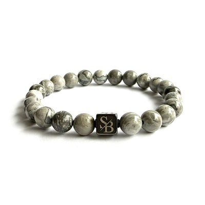 Picasso Jasper Stones (8mm) - Stoney Bracelets | Handgemaakte Natuursteen Armband