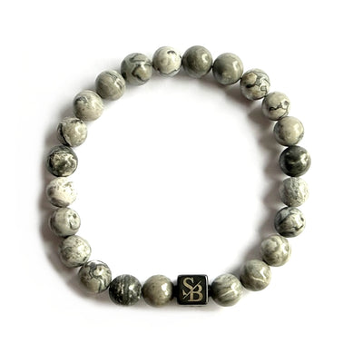 Picasso Jasper Stones (8mm) - Detail | Stoney Bracelets