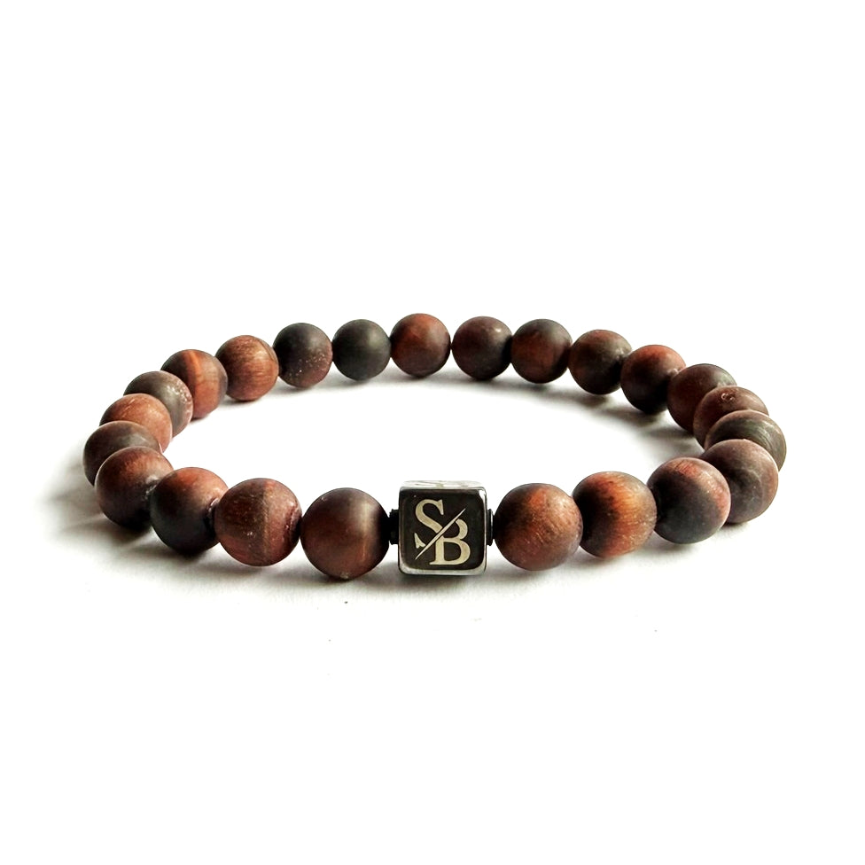 Frosted Tiger Eye Stones (8mm)