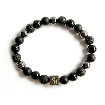 Prehistoric | Mixed Stones (8mm) - Detail | Stoney Bracelets