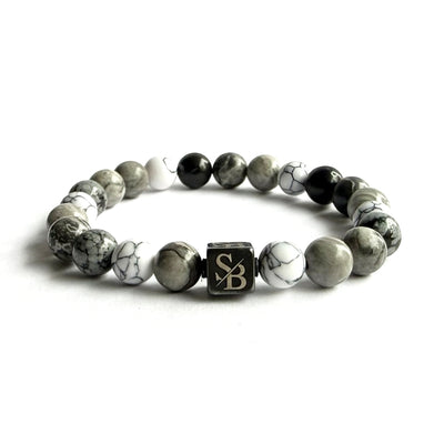 Natural | Mixed Stones (8mm) - Stoney Bracelets | Handgemaakte Natuursteen Armband