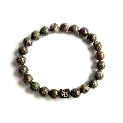 Coffee Snowflake Stones (8mm)