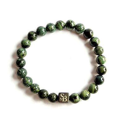 Kambaba Jasper Stones (8mm) - Detail | Stoney Bracelets