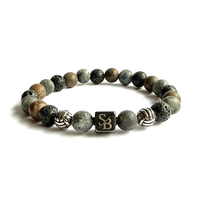 Dionysus | Silver+ Stones (8mm)