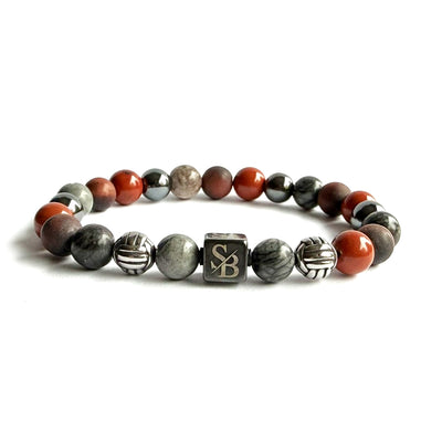 Hermes | Silver+ Stones (8mm)