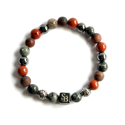 Hermes | Silver+ Stones (8mm)