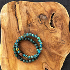 Armbanden set gemaakt met natuurlijke producten en kleuren waardoor deze perfecte harmonie heeft.
