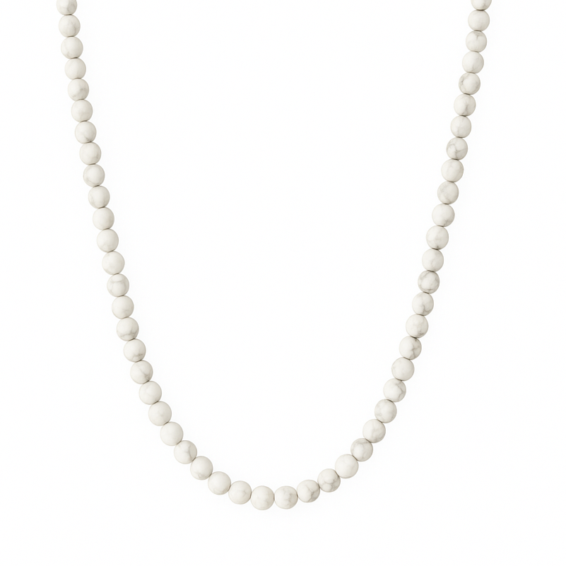 Ivory Veins Necklace (6mm)