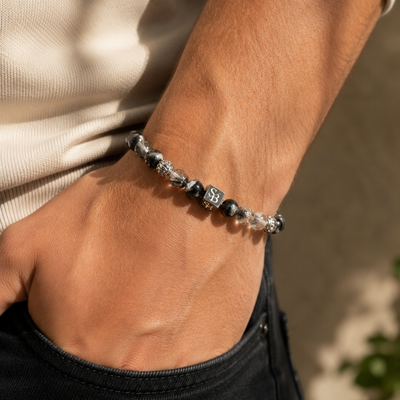 Hades | Silver+ Stones (8mm)
