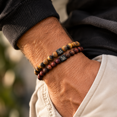 Matte Tiger Eye Set (8mm)