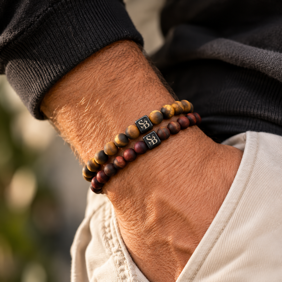 Matte Tiger Eye Set (8mm)