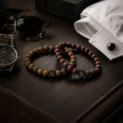 Matte Tiger Eye Set (8mm)