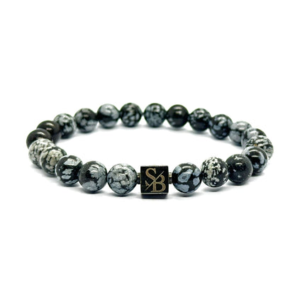 Snowflake Obsidian Stones (8mm)