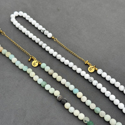 Ivory Veins Necklace (6mm)