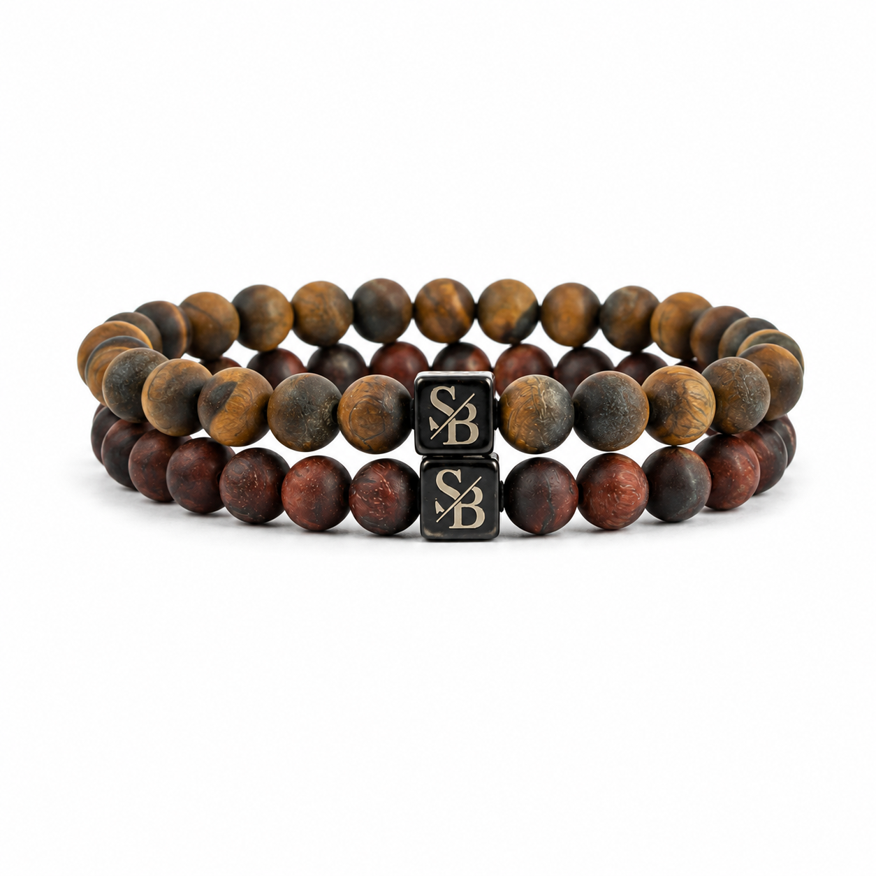 Matte Tiger Eye Set (8mm)