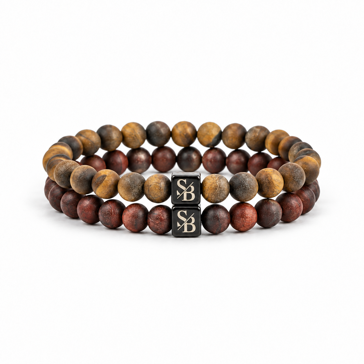 Matte Tiger Eye Set (8mm)