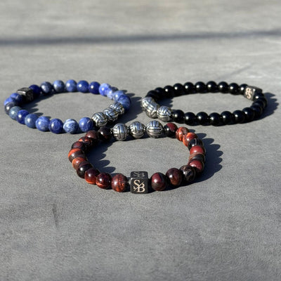 Inferno Superior Stones - Zijaanzicht | Stoney Bracelets