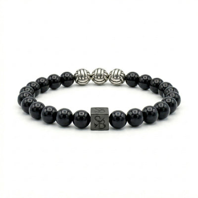 Obsidian Superior Stones - Bovenaanzicht | Stoney Bracelets