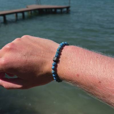 Gold Turquoise Stones (6mm)