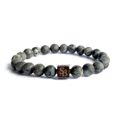 Stoney Bracelets Heren Armband Matte Moon Stones