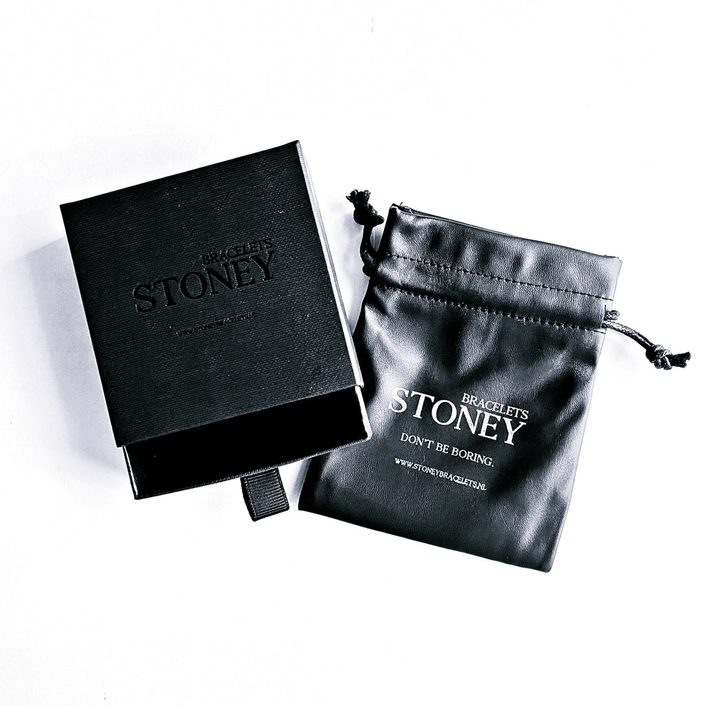Stoney Bracelets Heren Armband Premium Coffee Set Verpakking