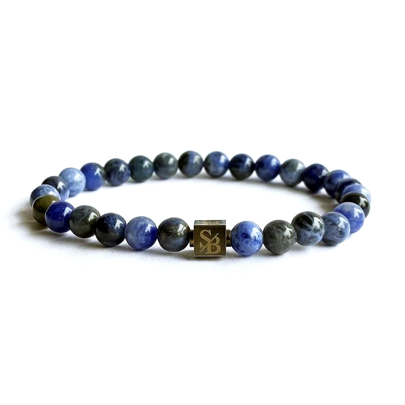 Stoney Bracelets Dames Armband Lapis Lazuli Stones 6mm