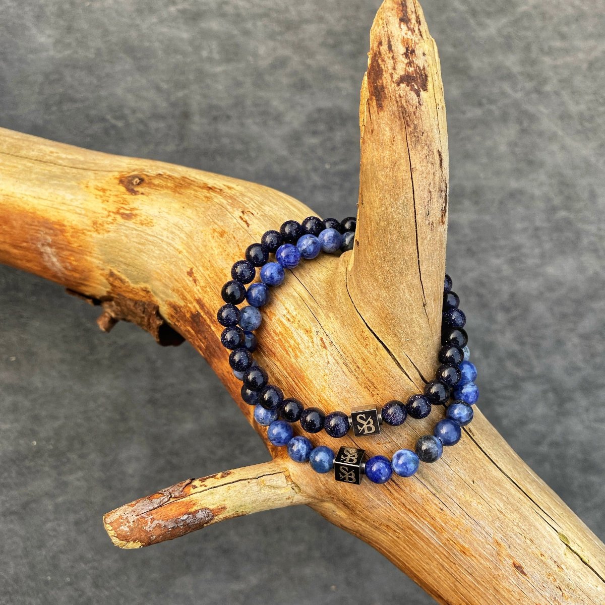 Stoney Bracelets Dames Armband Lapis Lazuli Stones 6mm