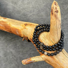 Stoney Bracelets Dames Armband Matte Obsidian Stones 6mm
