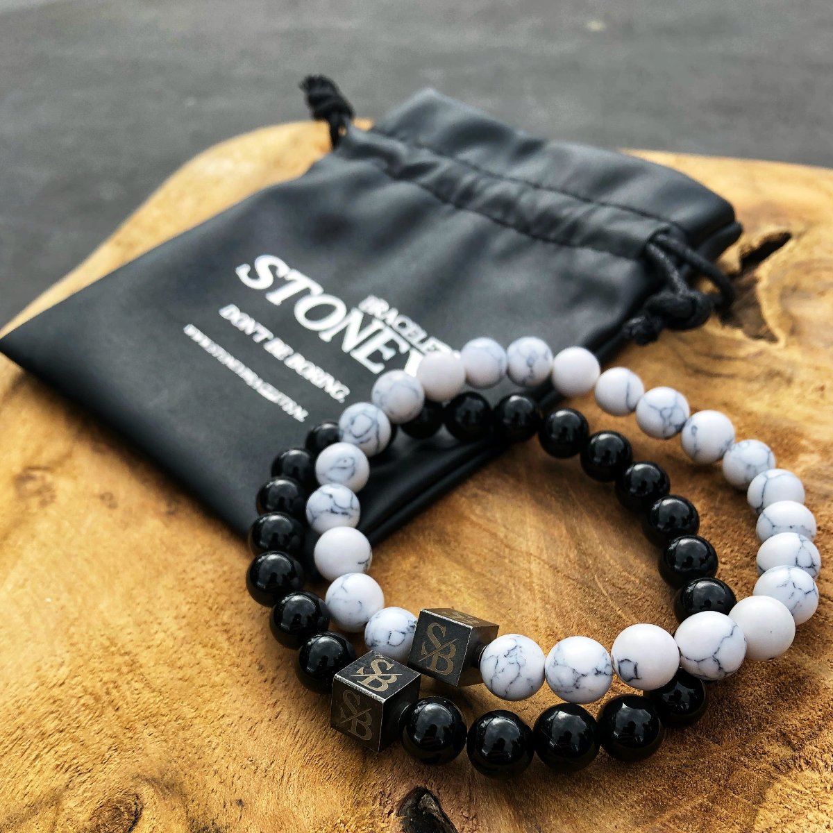 Stoney Bracelets Heren Armband Marble Stones