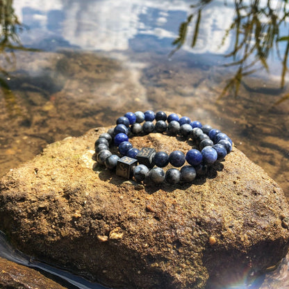 Stoney Bracelets Heren Armband Moon Stones