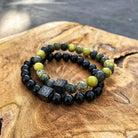 Stoney Bracelets Heren Armband Yellow Turquoise Stones